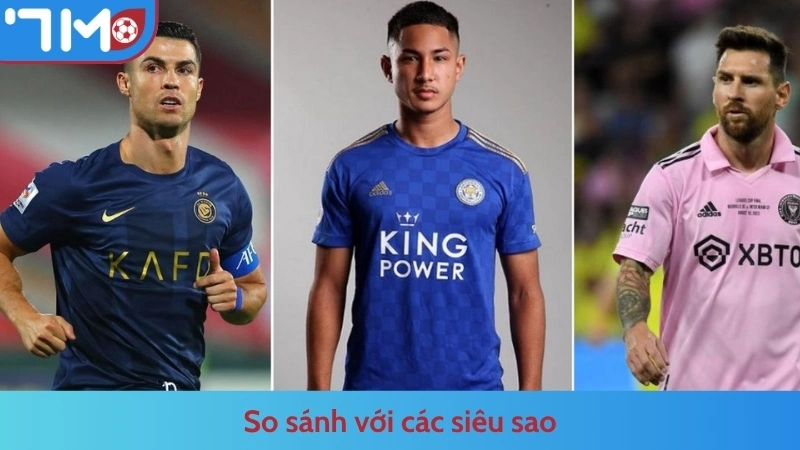 So sánh với các siêu sao