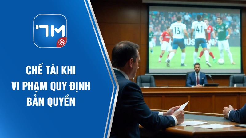 Chế tài khi vi phạm quy định bản quyền